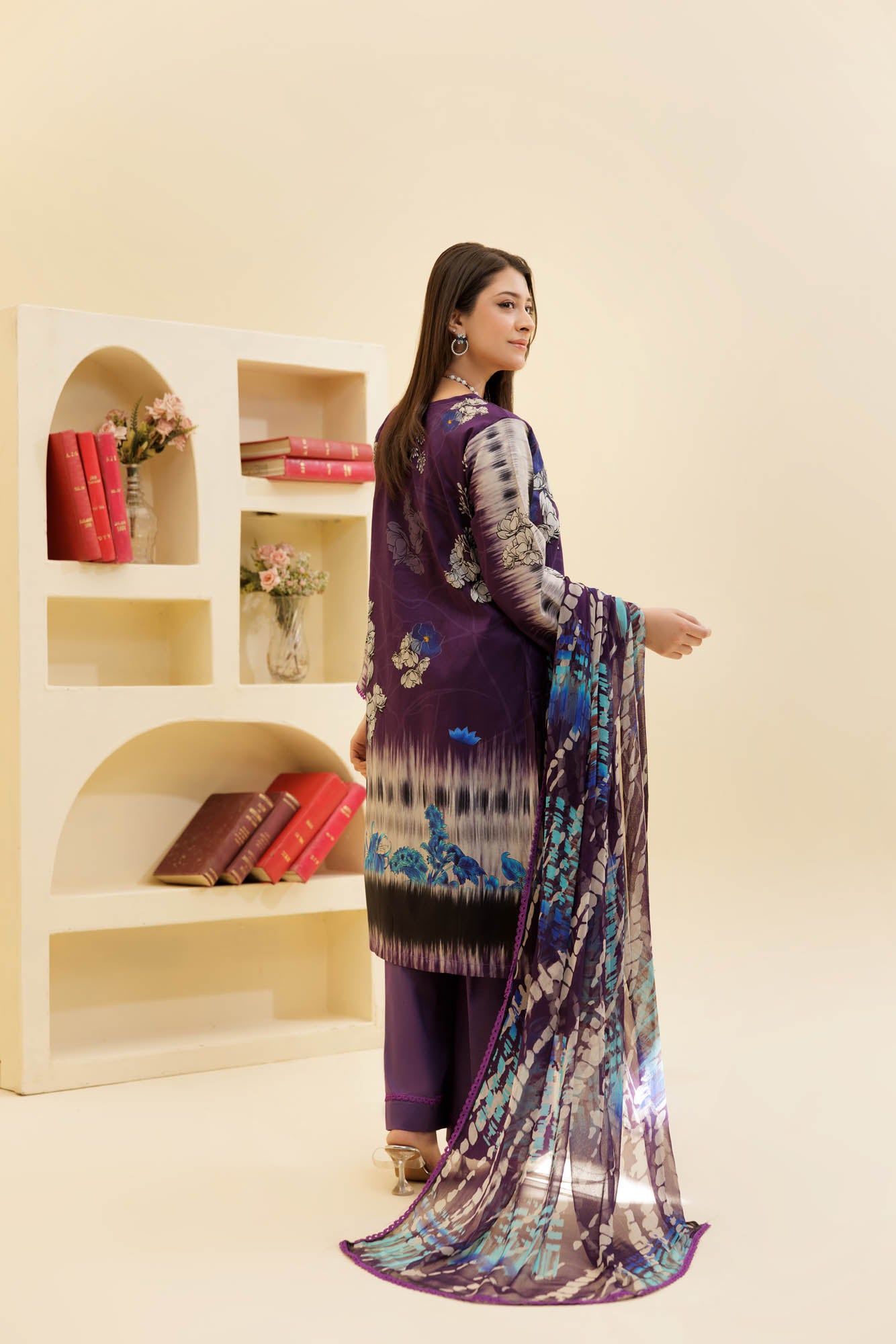 3 Piece Unstitched Printed Lawn Suit | KL133