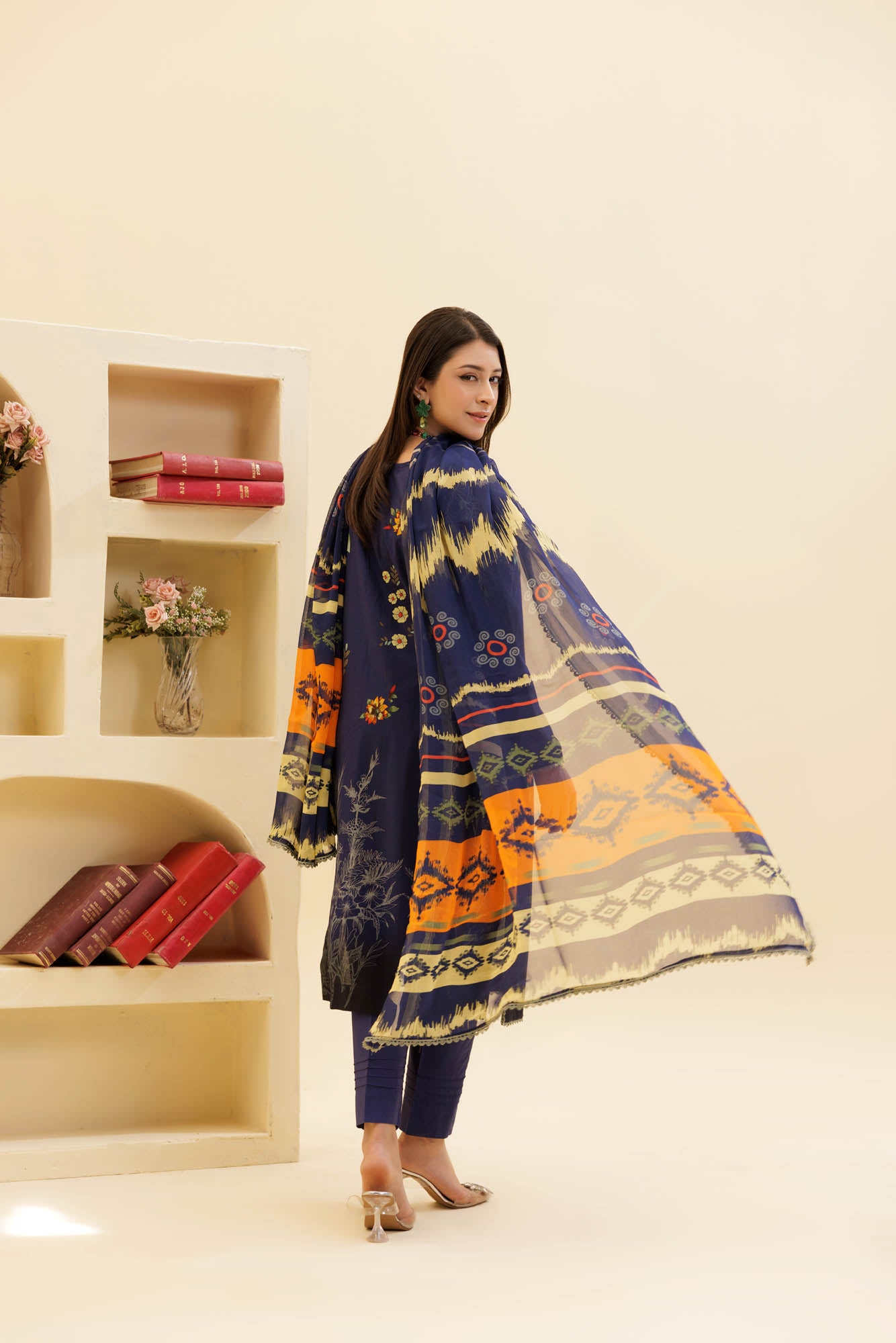 3 Piece Unstitched Printed Lawn Suit | KL134