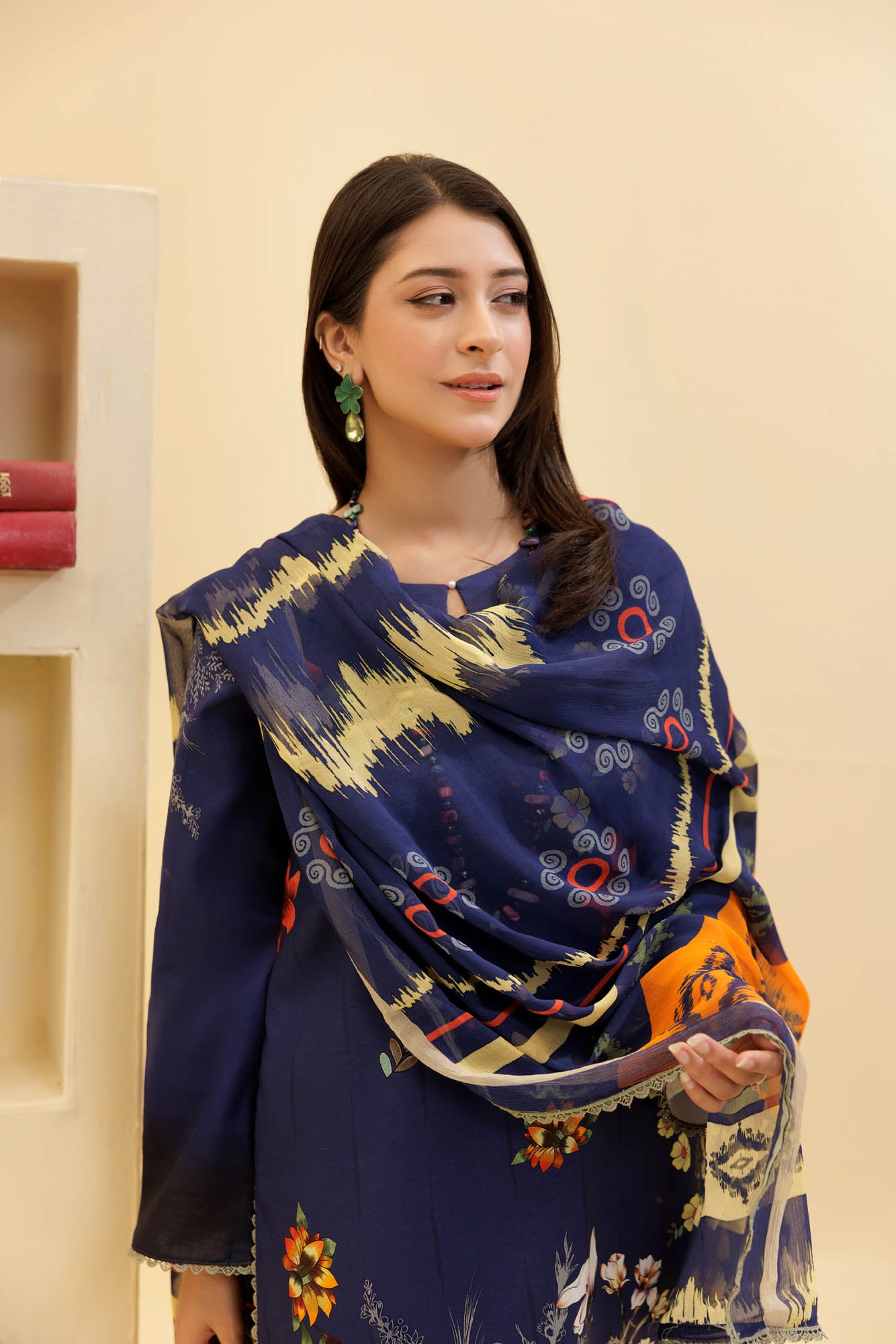 3 Piece Unstitched Printed Lawn Suit | KL134