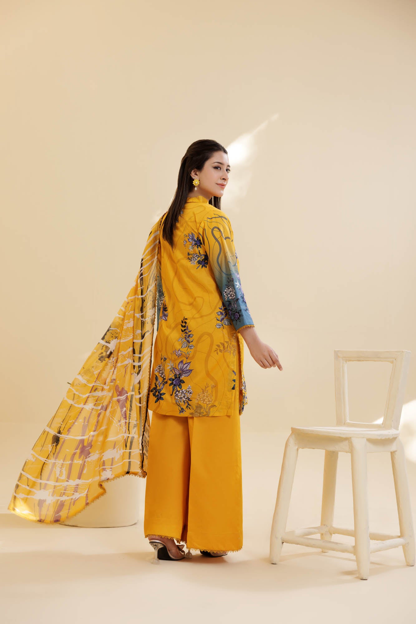 3 Piece Unstitched Printed Lawn Suit | KL142