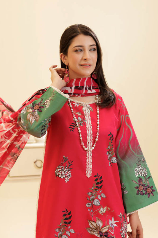 3 Piece Unstitched Printed Lawn Suit | KL137